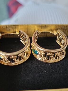 Laminated Gold Earrings